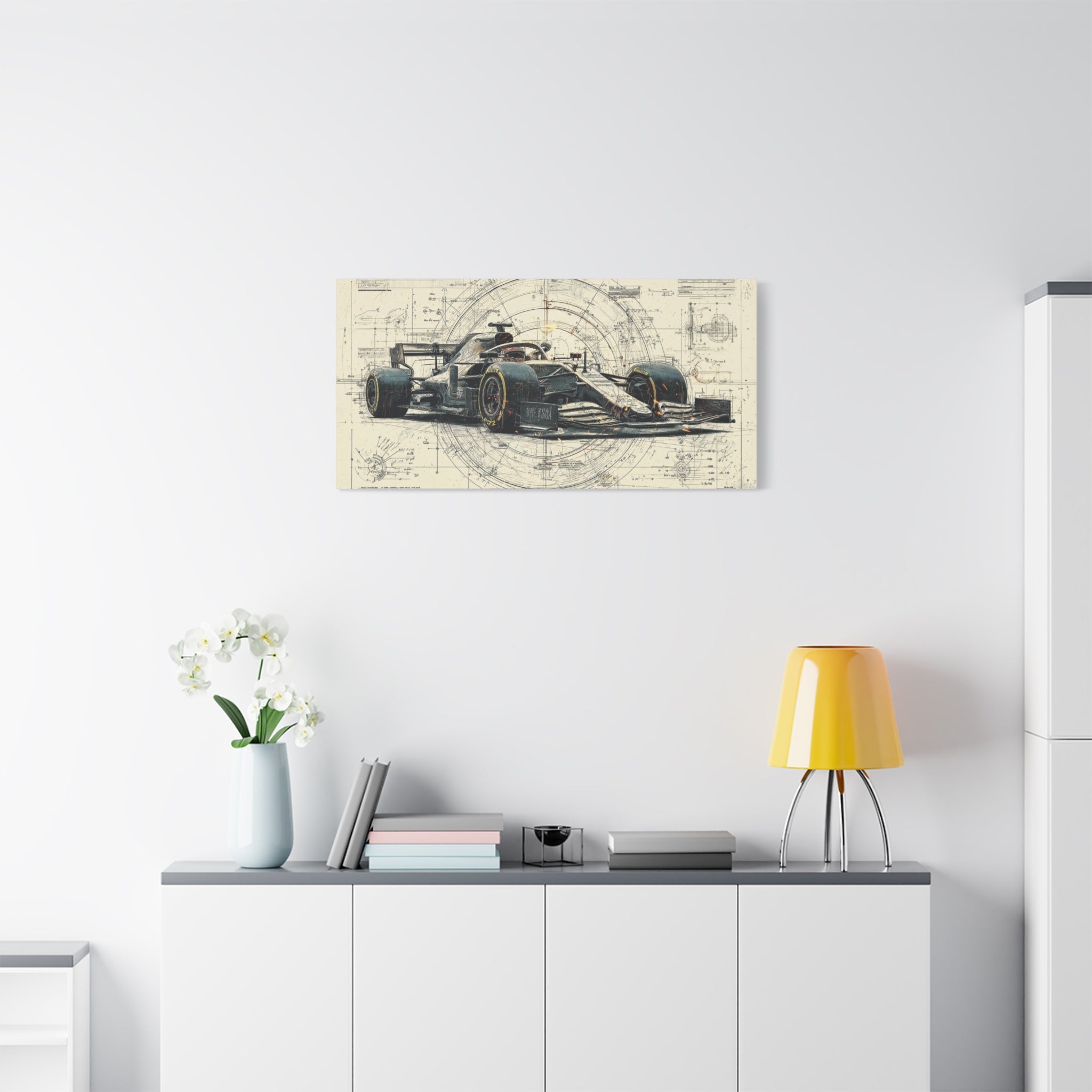 Formula Racecar Canvas