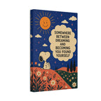 Snoopy Inspirational Quote Canvas