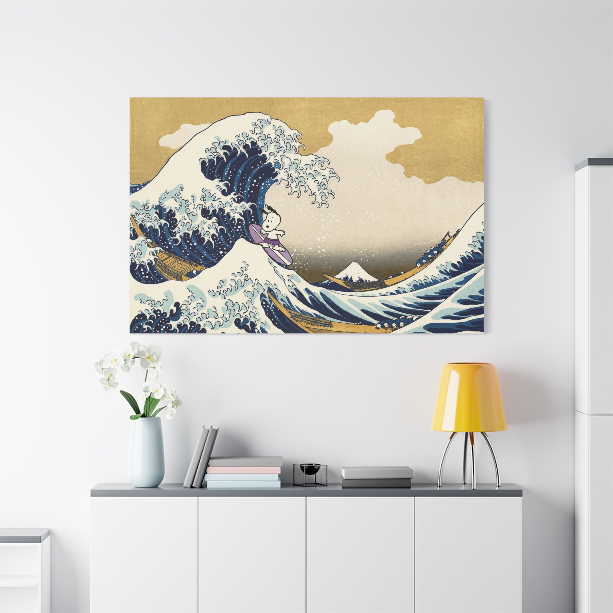 Great Wave Mashup Canvas