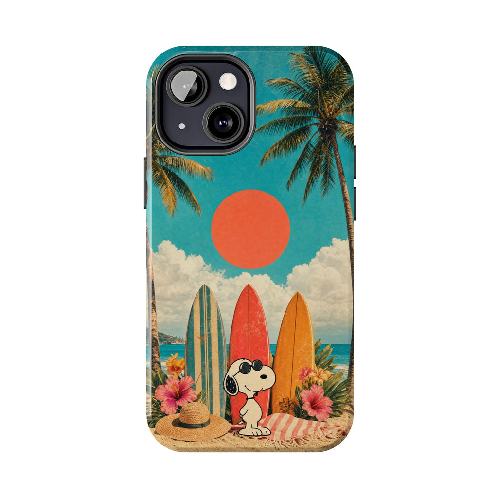Retro Beach Sun Case