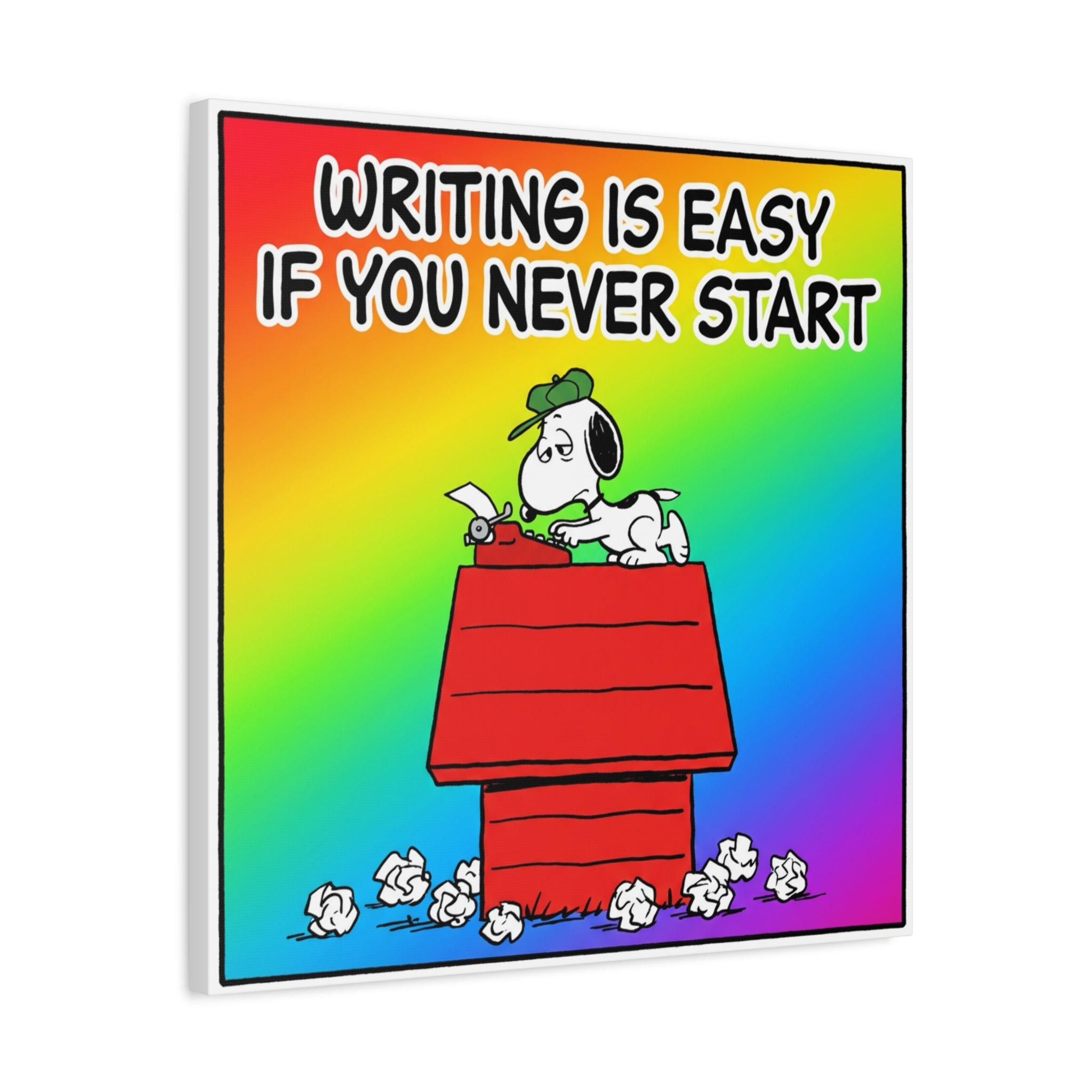 Writing Is Easy Canvas