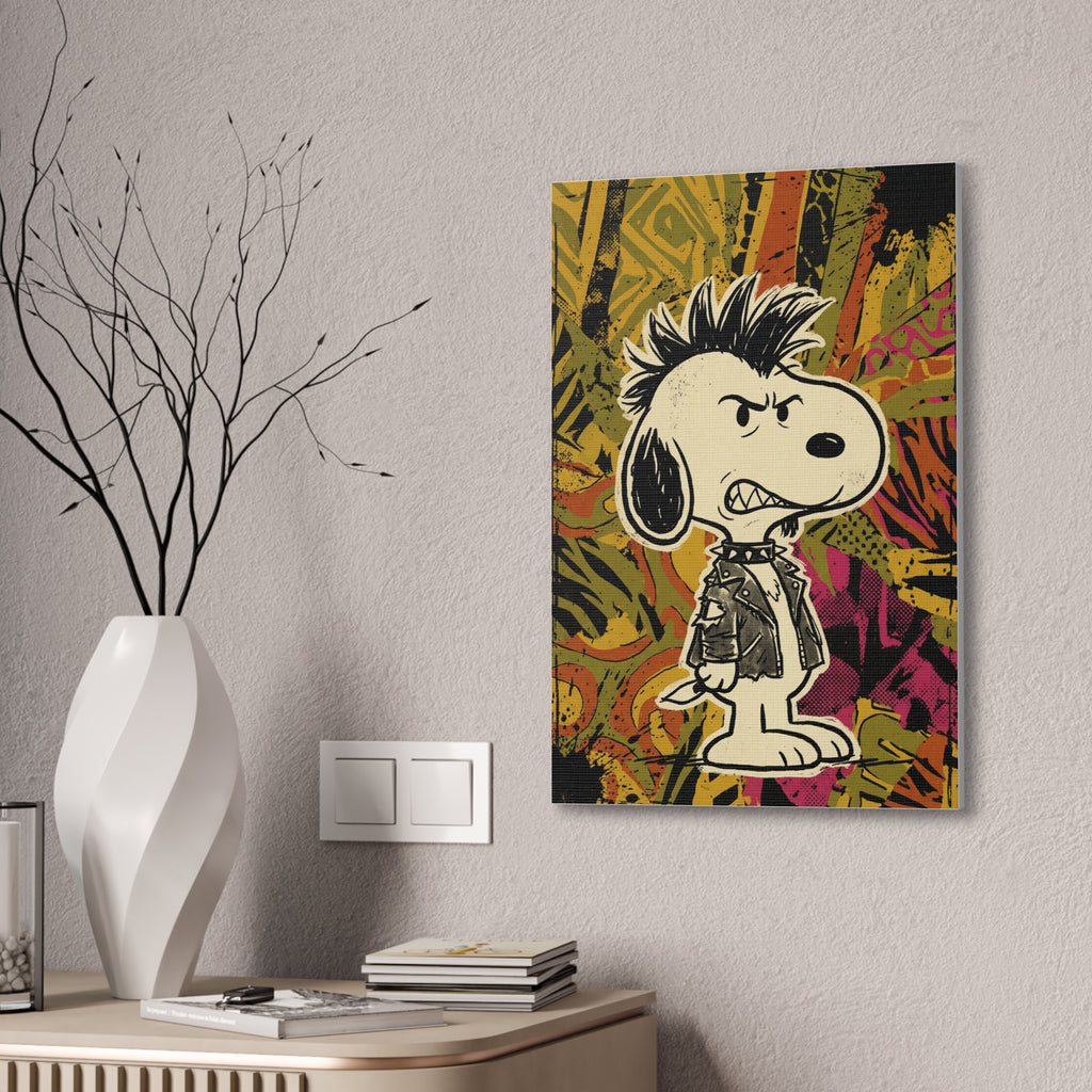 Punk Dog Canvas