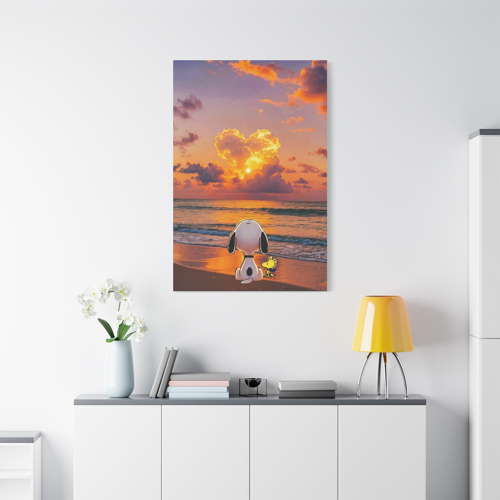 Woodstock Beach Sunset Canvas