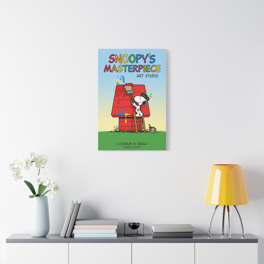Painting Doghouse Canvas
