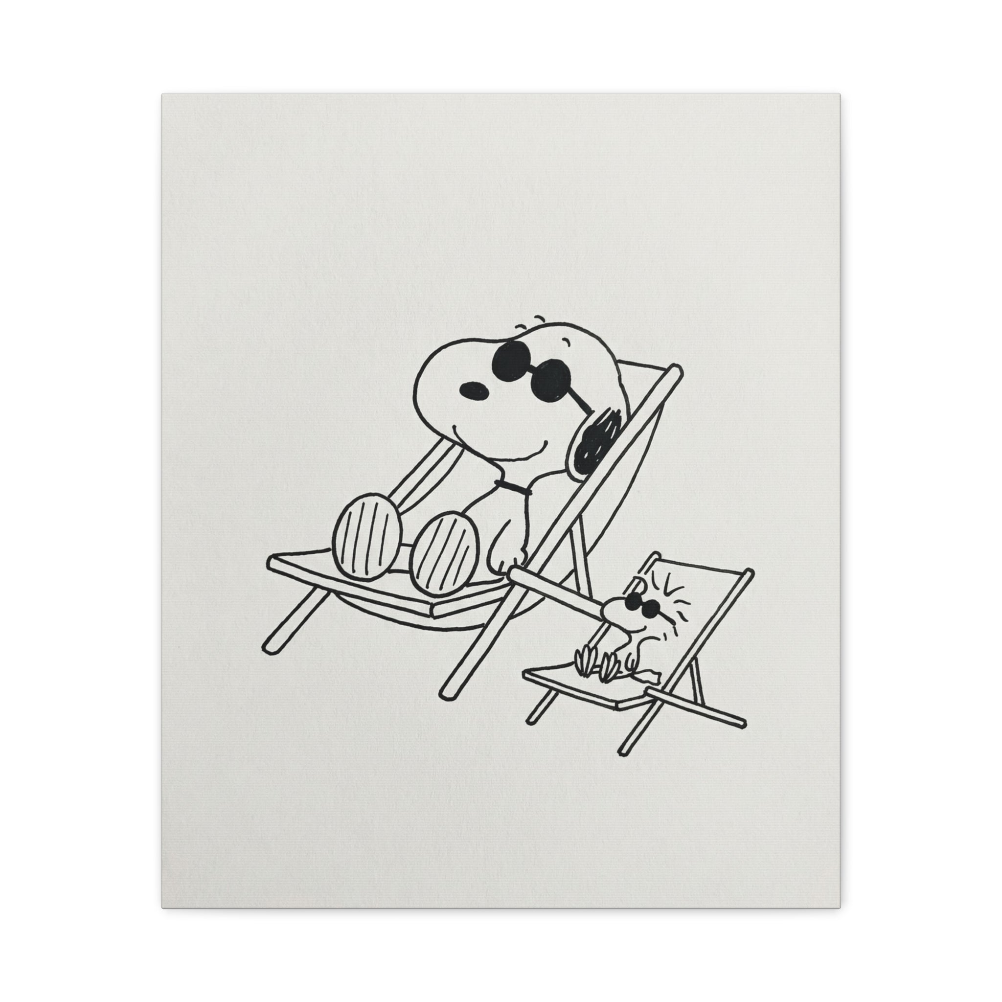 Relaxing Dog Lounge Canvas