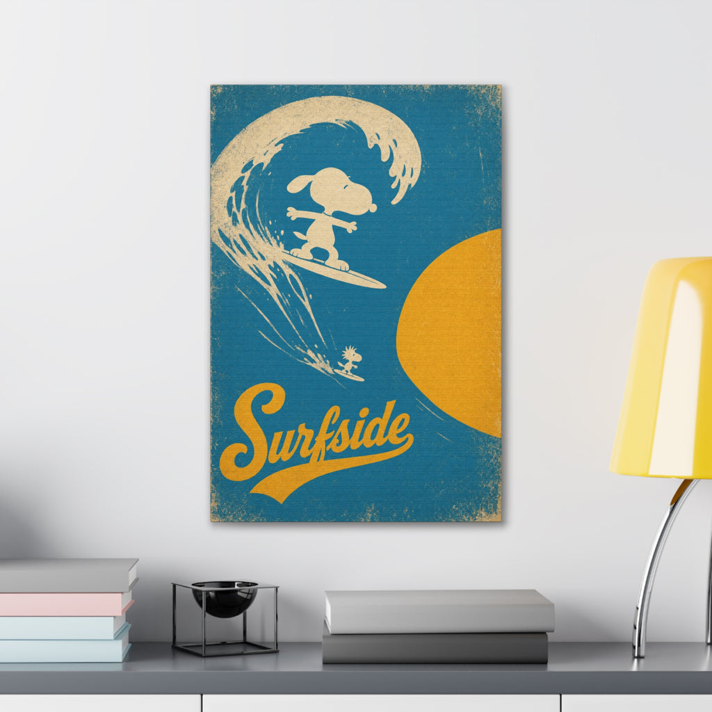 Surfside Snoopy Canvas