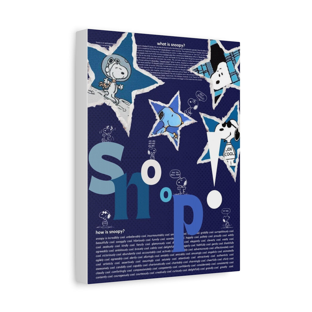 Snoopy Star Collage Canvas