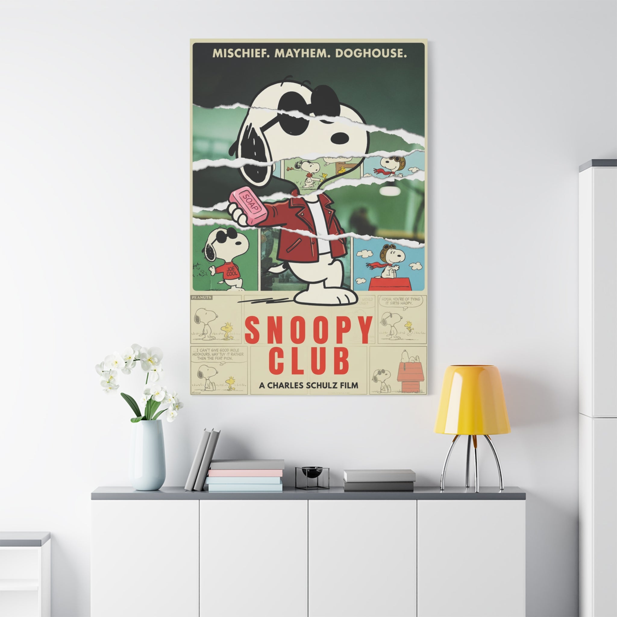 Snoopy Club Canvas