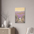 Snoopy in Lavender Fields Canvas