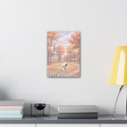 Snoopy Autumn Village Canvas