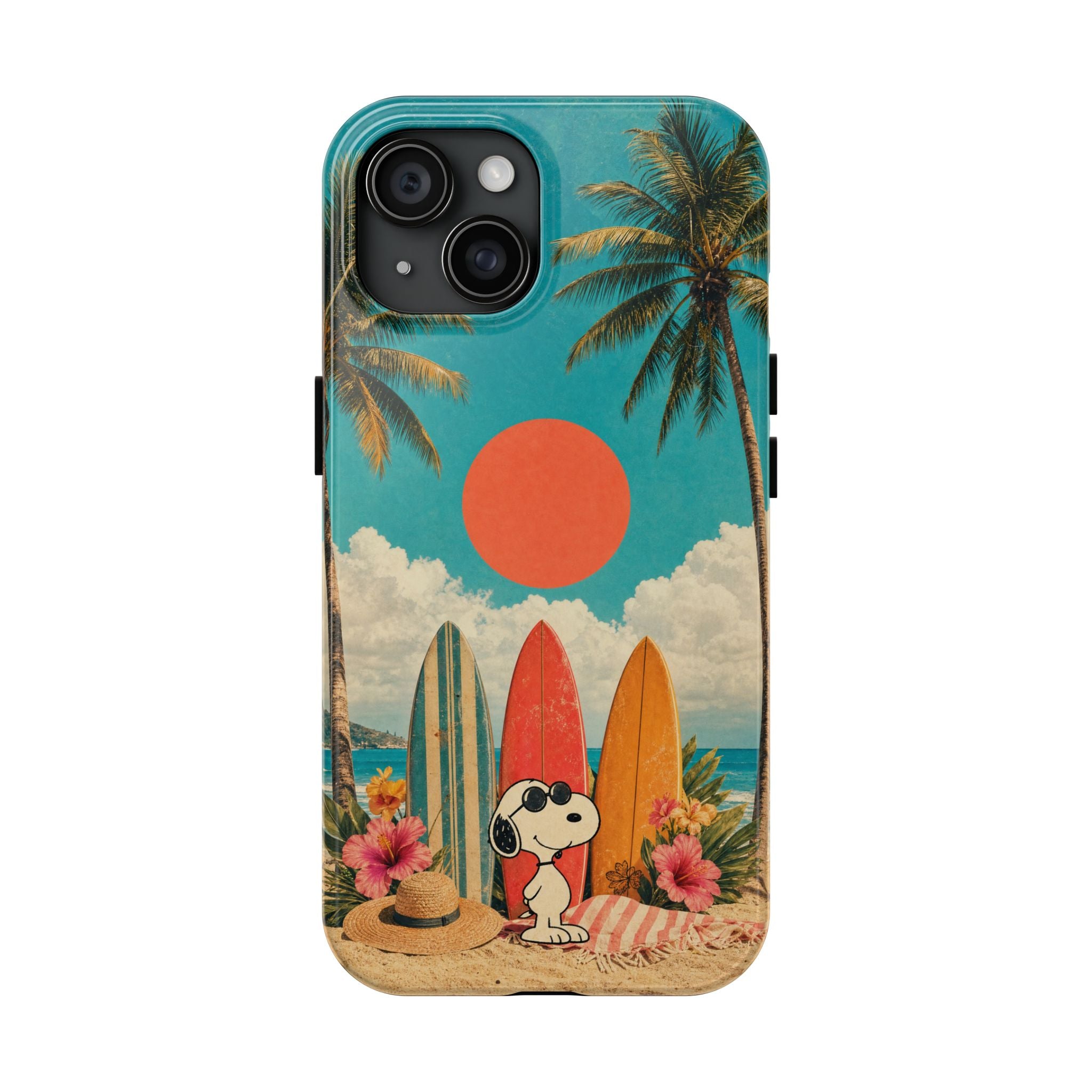 Retro Beach Sun Case