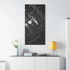 Black Sports Car Canvas
