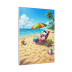 Snoopy Beach Matte Canvas