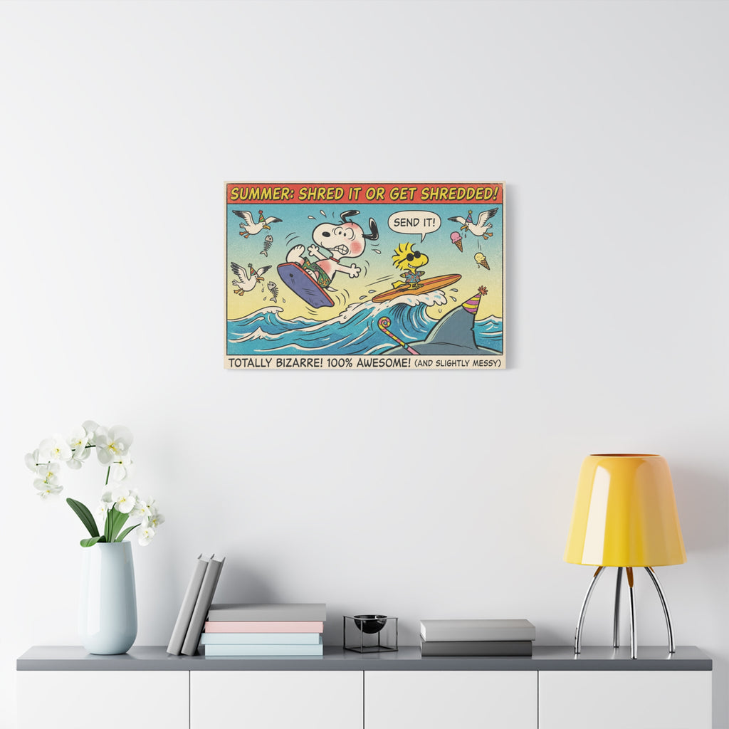 Shred It Surf Canvas