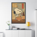 Snoopy Eating Ramen Canvas