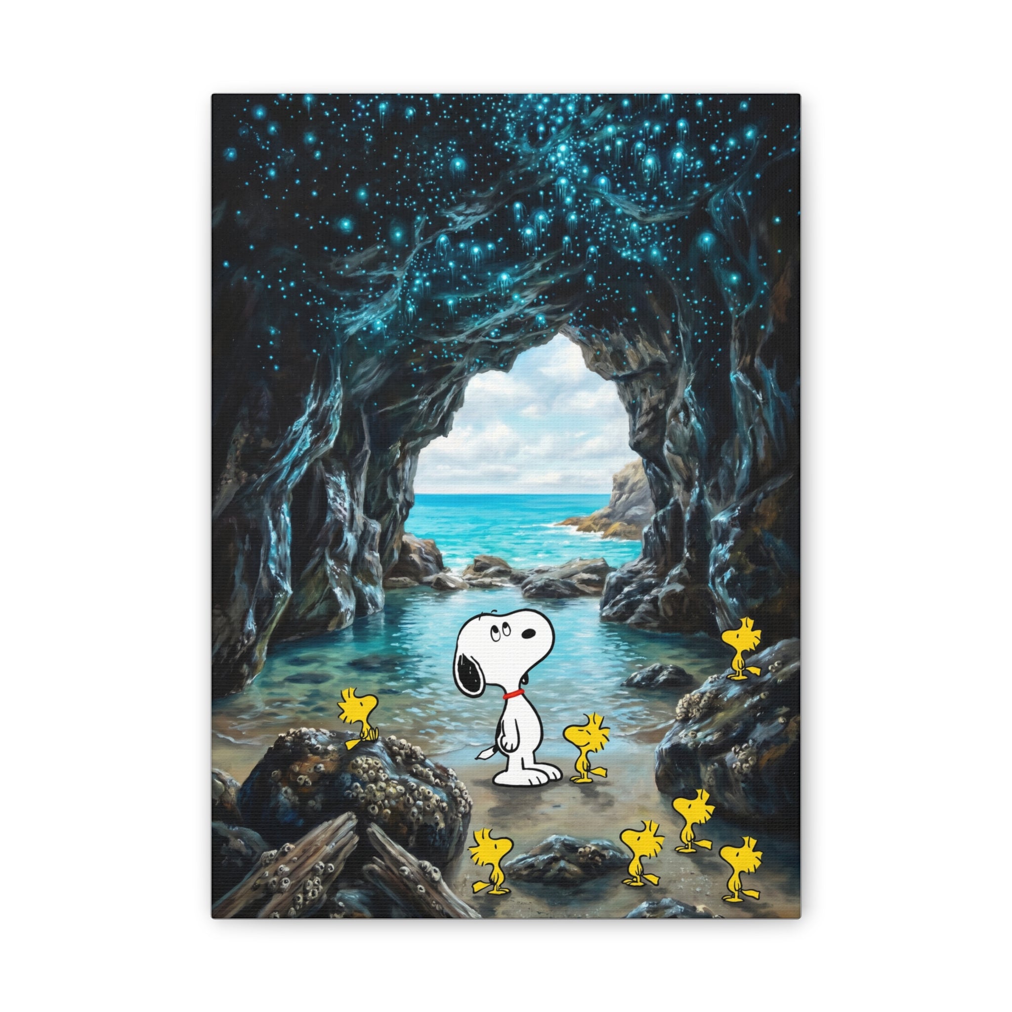 Beach Cave Canvas